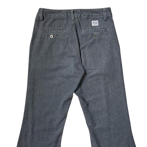 90s vintage midrise flare jeans grey pants Silver Jeans Co Grunge Casual Retro. - Picture 4 of 6